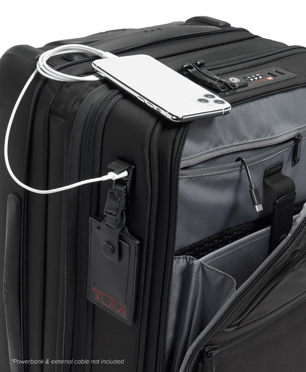 Alpha 3 - International Office 4 Wheeled Carry-On - Black
