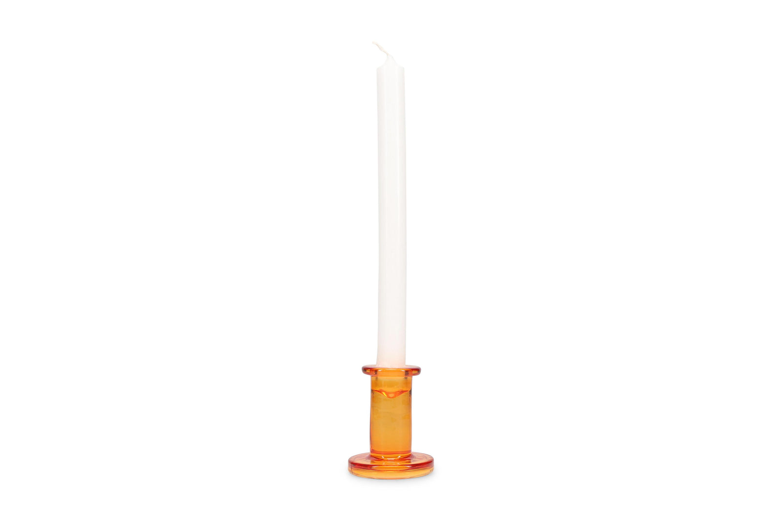 Ona - Candle holder H8cm tangerine Mood - set/2