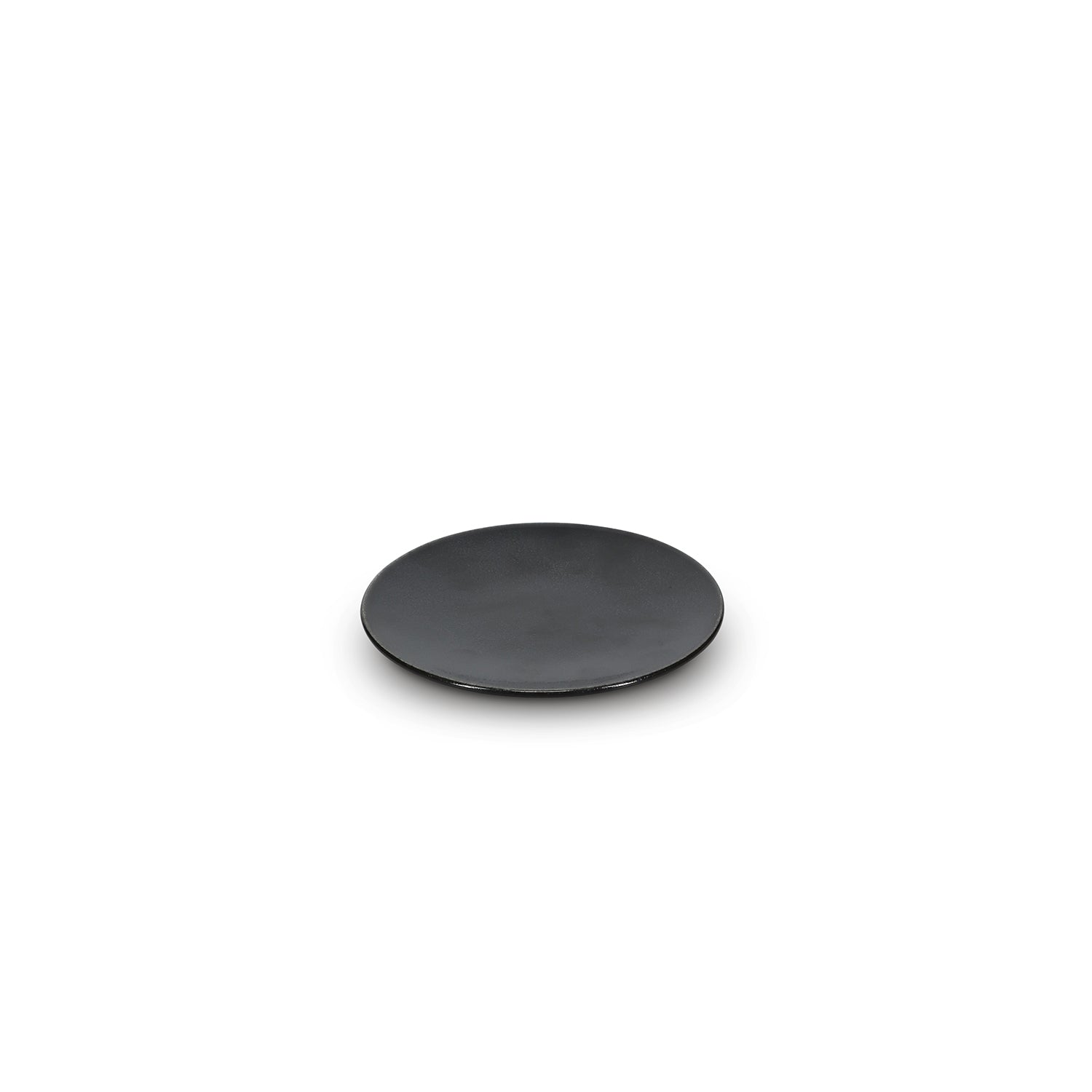 S&P - Ovio Black Assiette plate 16cm noir Ovio - 1 SET - 6 pièces