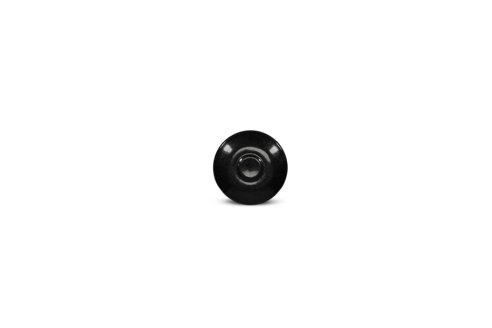 S&P - Ovio Black Soucoupe à moka 11cm noir Ovio - 1 SET - 6 pièces