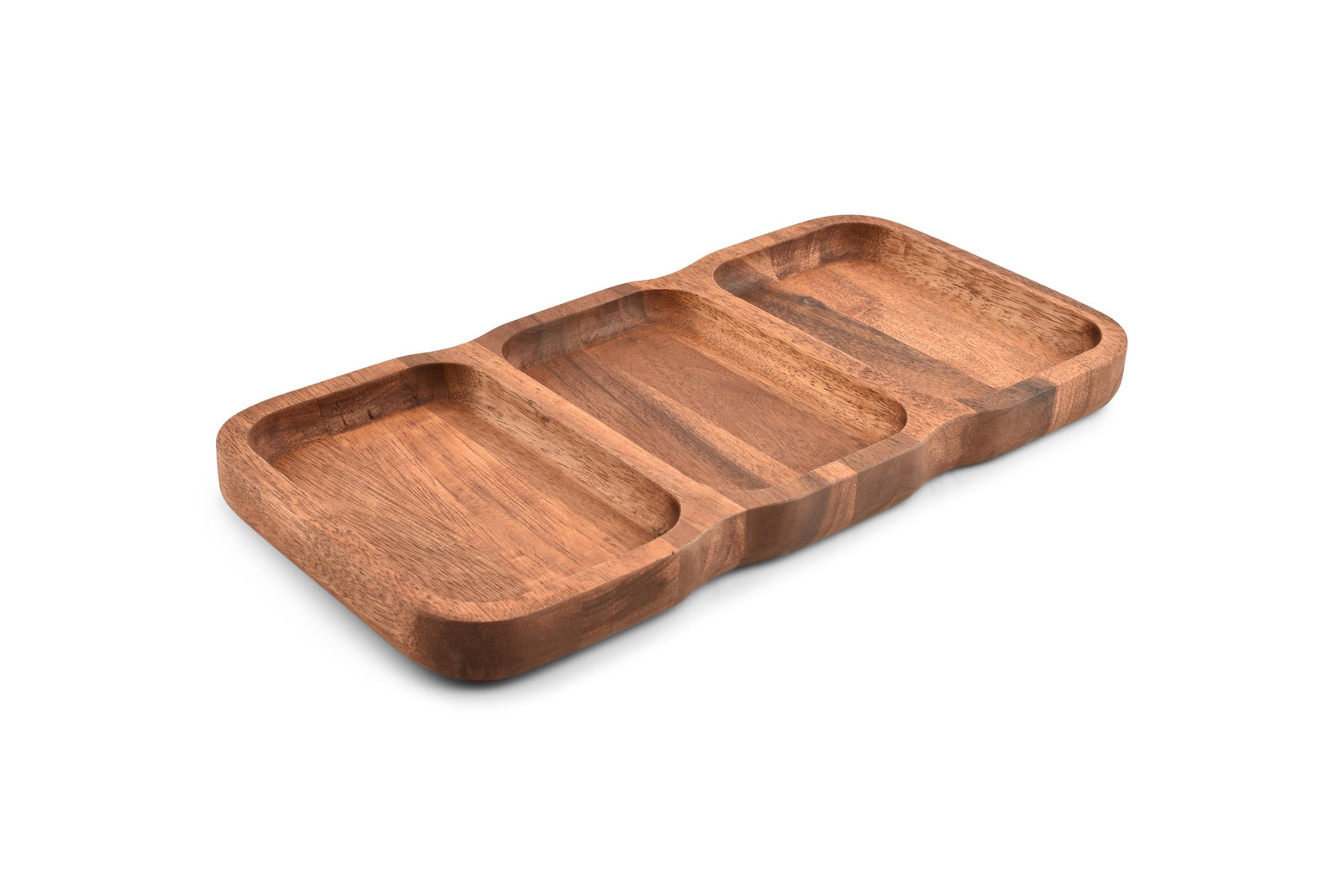 S&P - Serveerschaal 38x19xH3cm 3 delen Chop