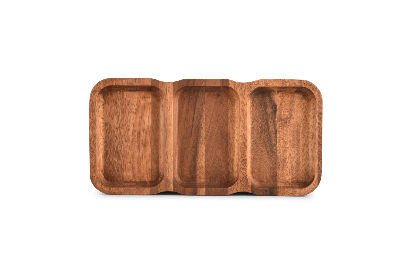 S&P - Serveerschaal 38x19xH3cm 3 delen Chop