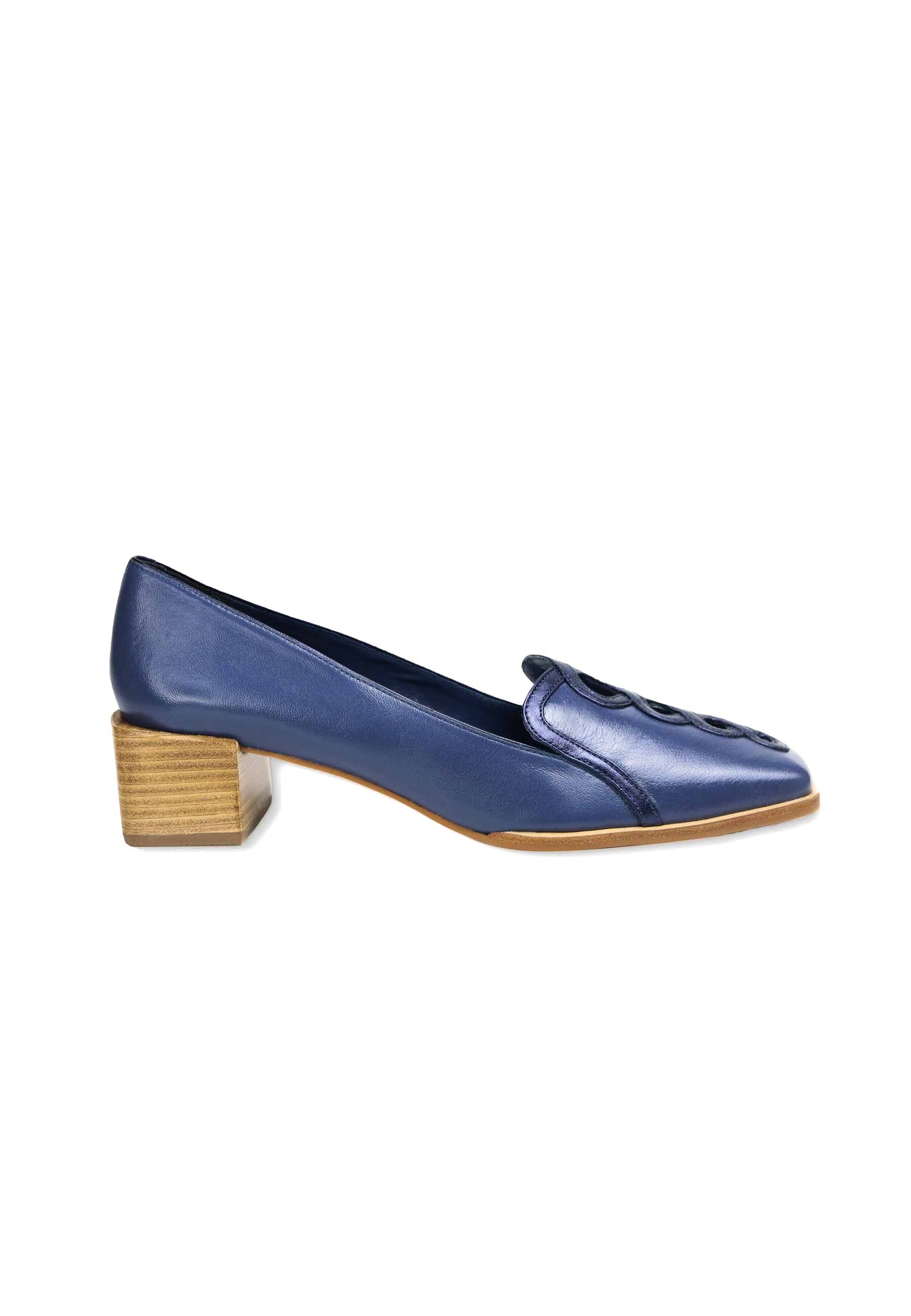 Mangará Cordia Leren Mocassins - Blauw