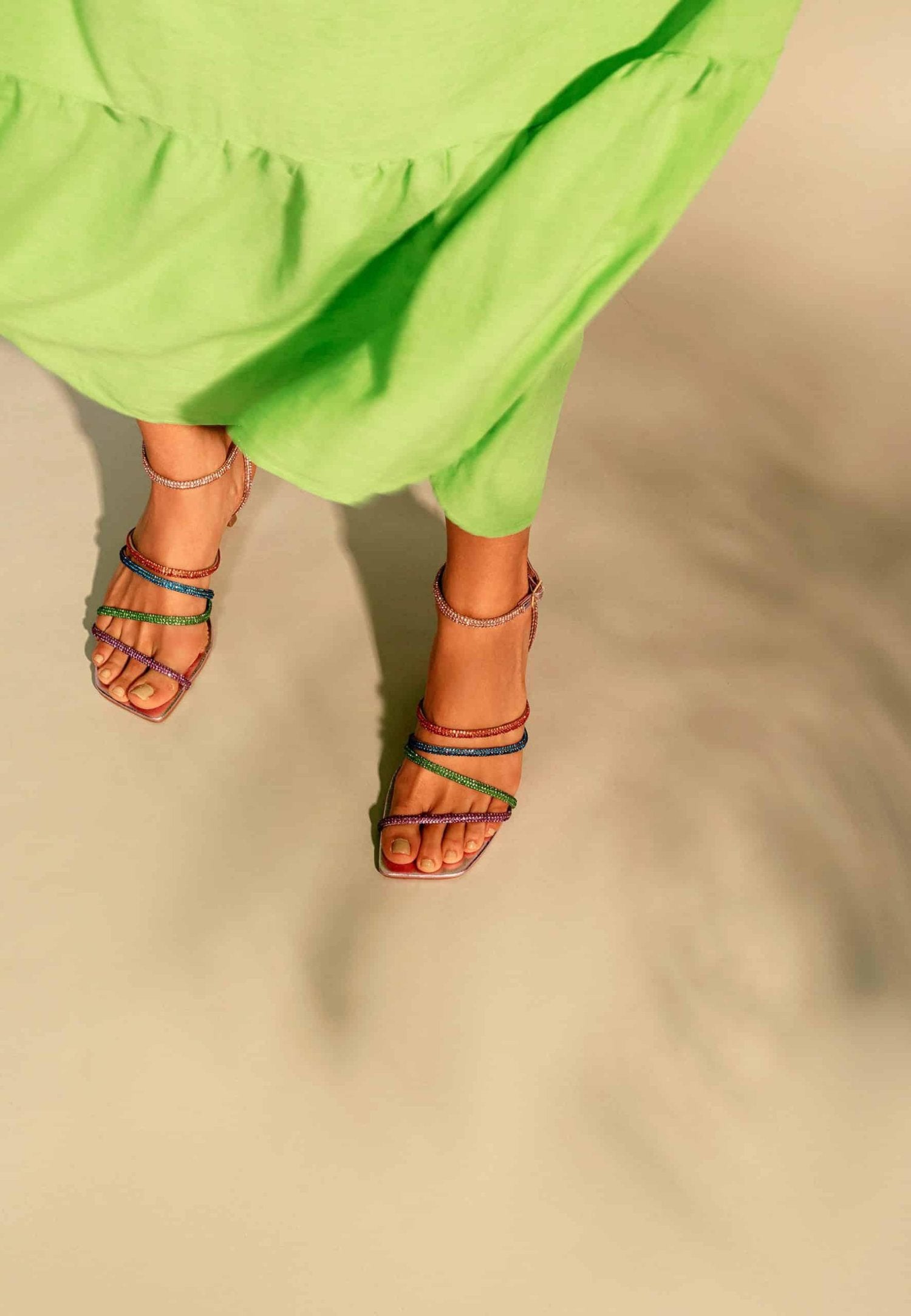 Mangará Arca Enkelband Sandalen - Paars