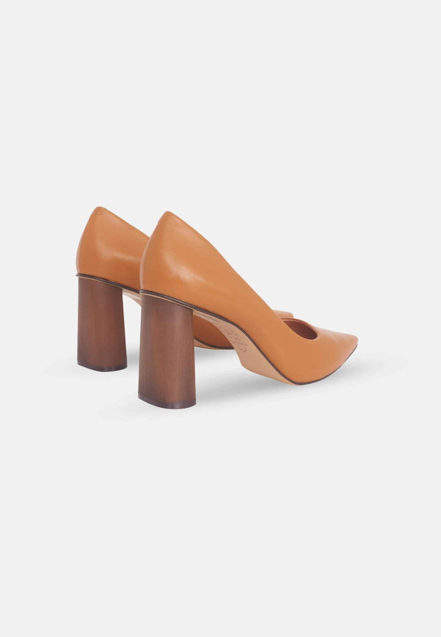 Mangará Plinia Blokhak Pumps - Elegant en Comfortabel - Bruin
