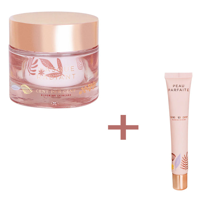 Cent Pur Cent - Clay Mask Masque Radiant + CPC Peeling Parfait