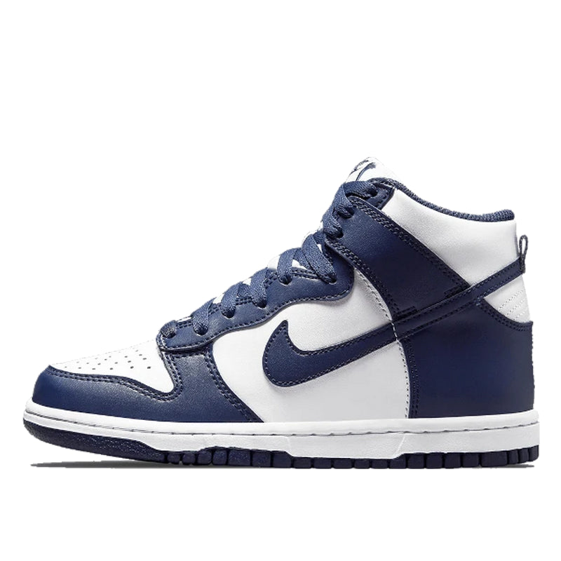 Nike - Nike Dunk High Midnight Navy - White/Midnight Navy
