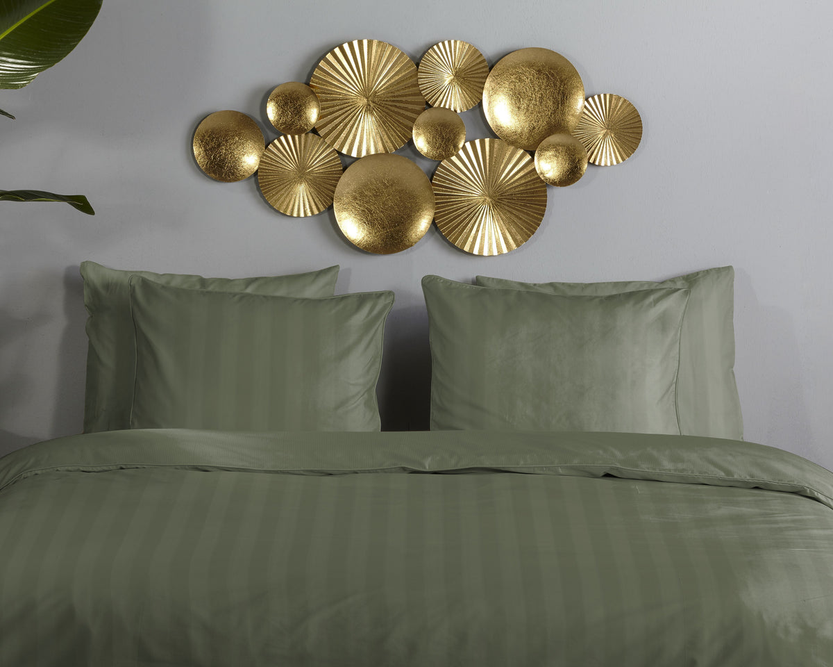Descanso - Dekbedovertrek - Hotel Sevilla - Olive Green