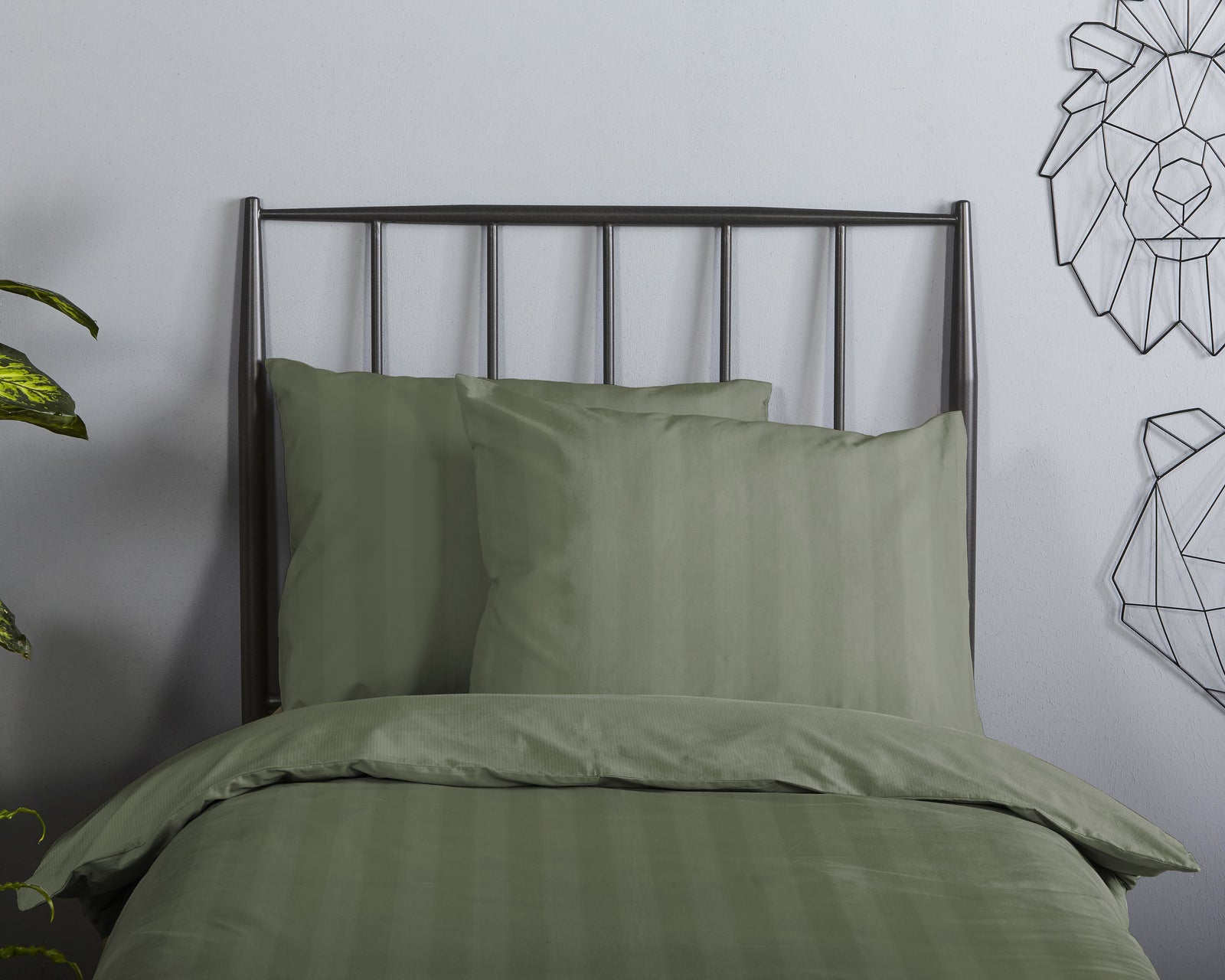 Descanso - Housse de couette - Hotel Sevilla - Olive Green