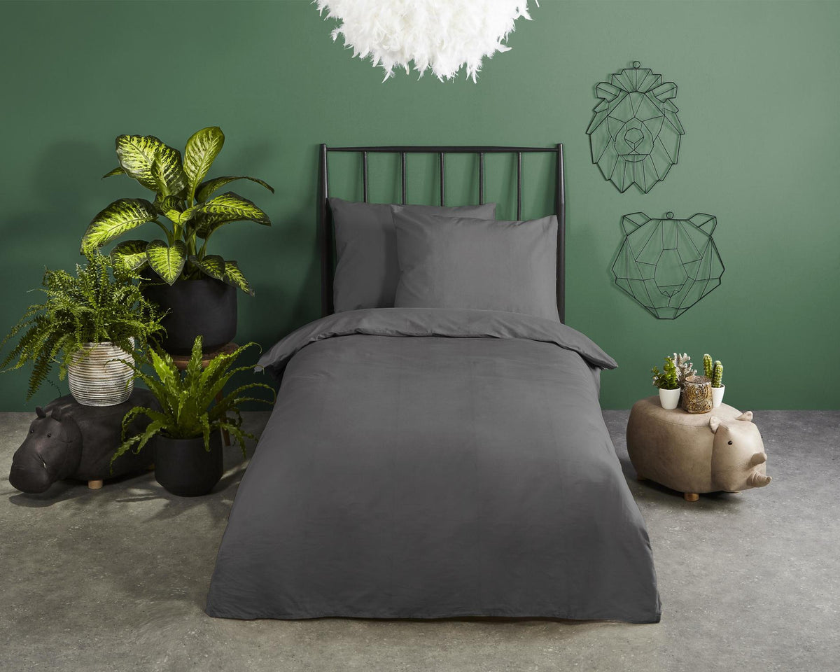 Hip - Housse De Couette - Uni - Anthracite