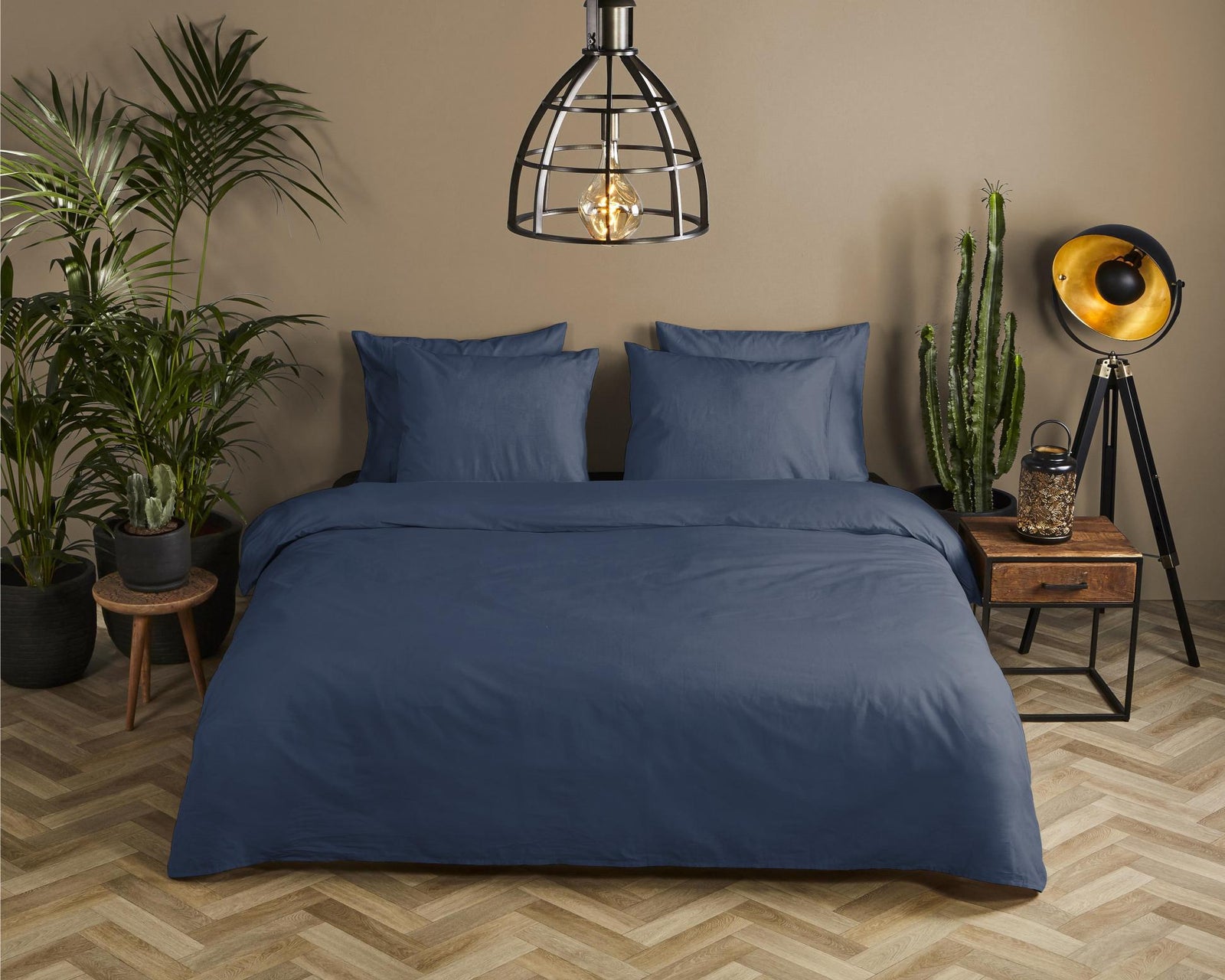 Hip - Housse De Couette - Uni - Dark Blue