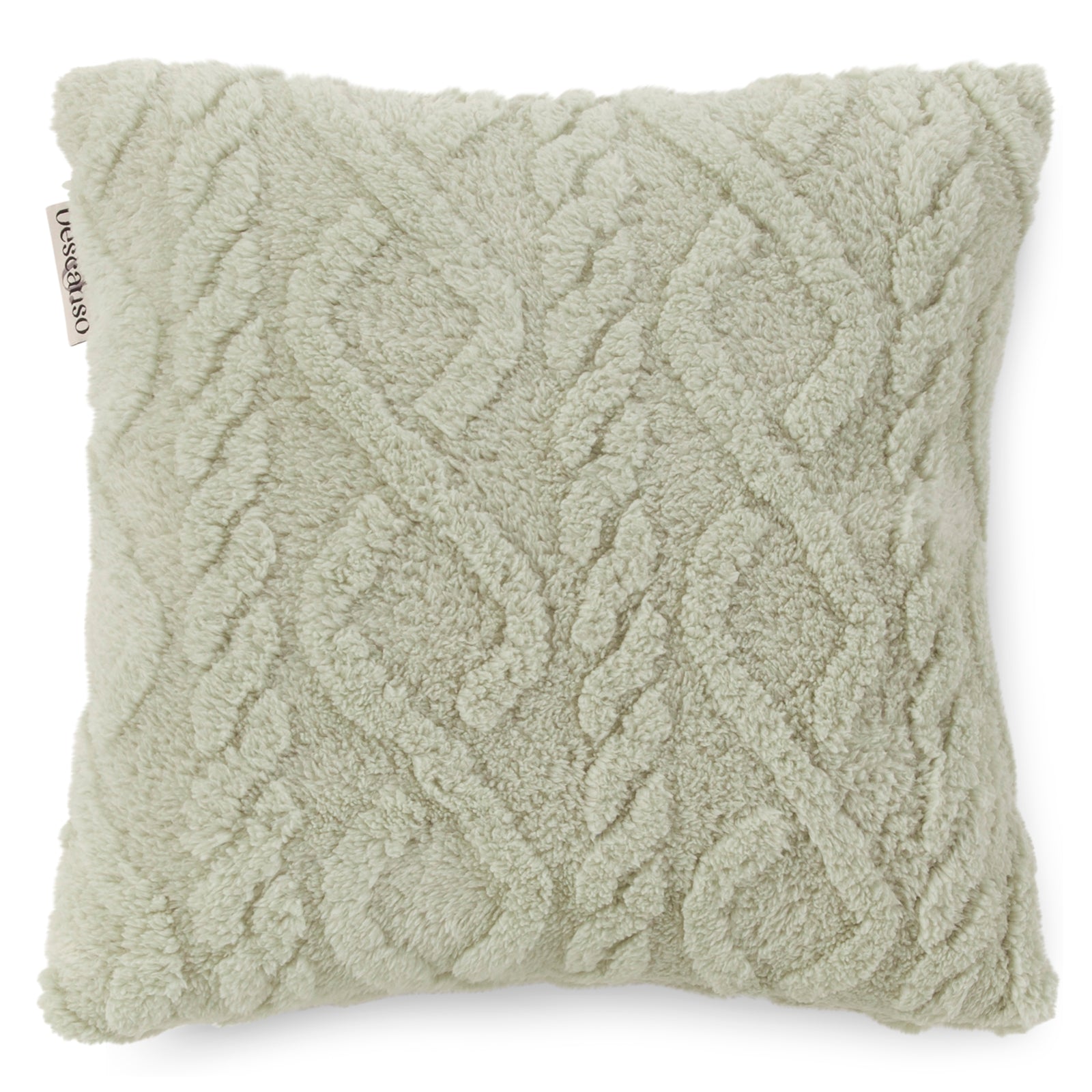Descanso - Sierkussen - Jacquard teddy - Light Sage