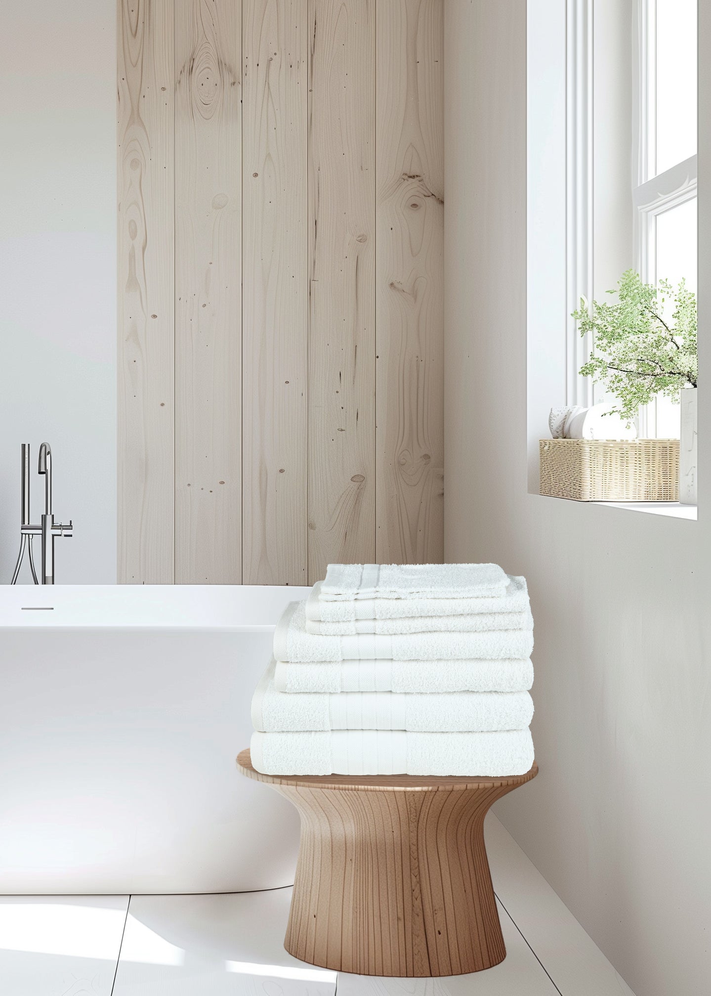 Good Morning - Uni serviette - Uni - White