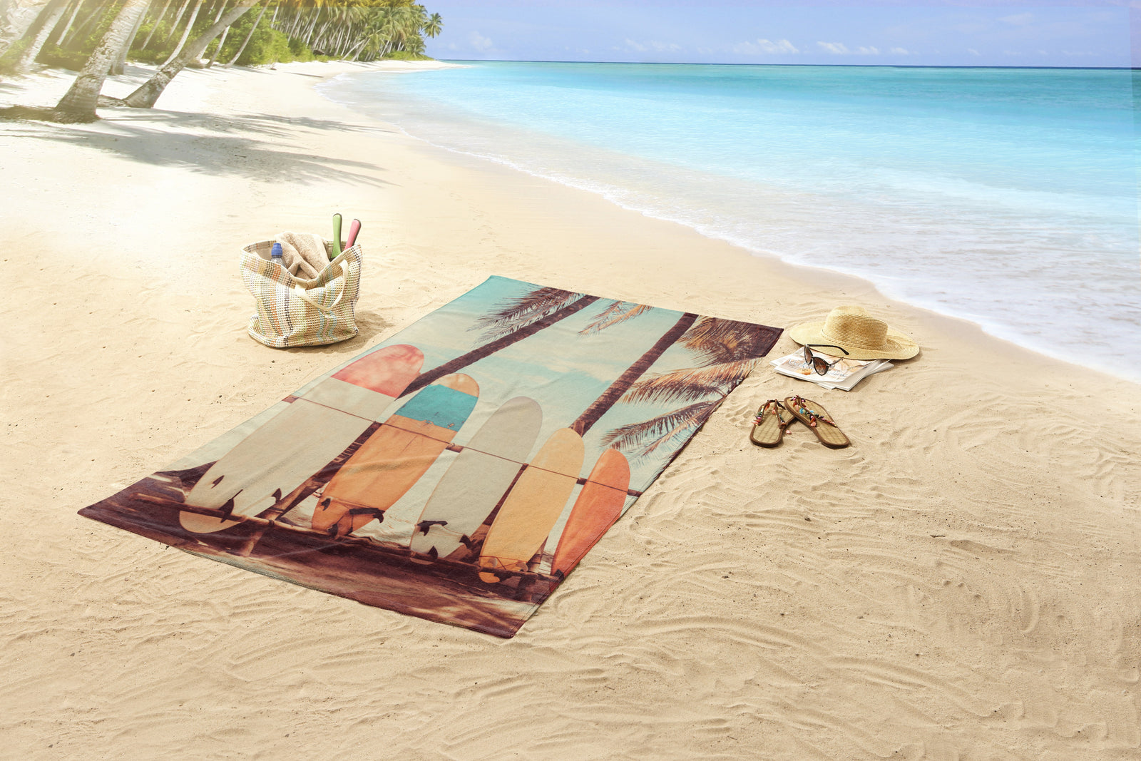 Good Morning - Strandlaken - Vintage Surf - Multi