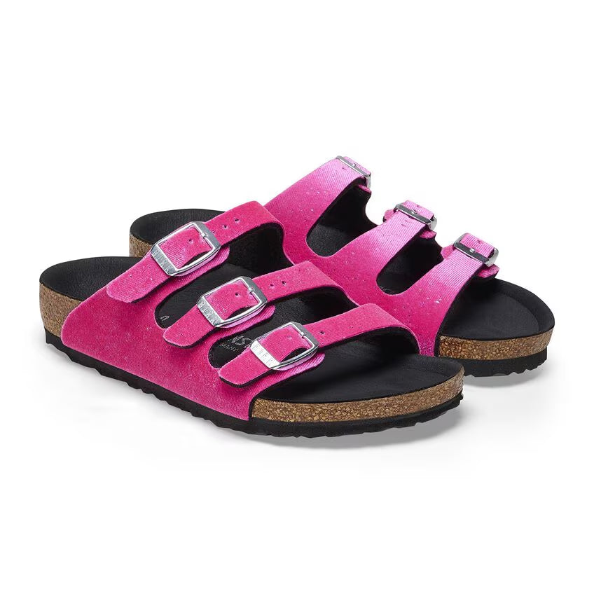 Florida Kids Velvet Glitter Pink