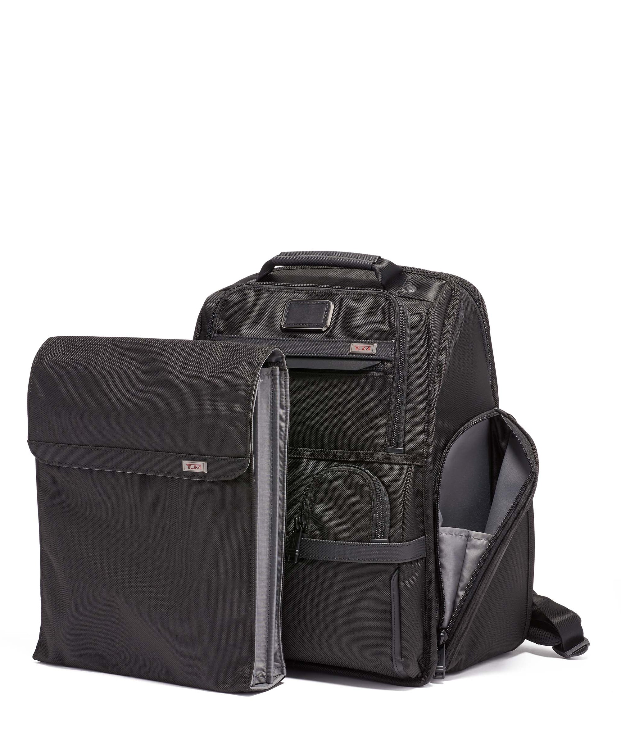 Alpha - Compact Laptop Brief Pack - Black
