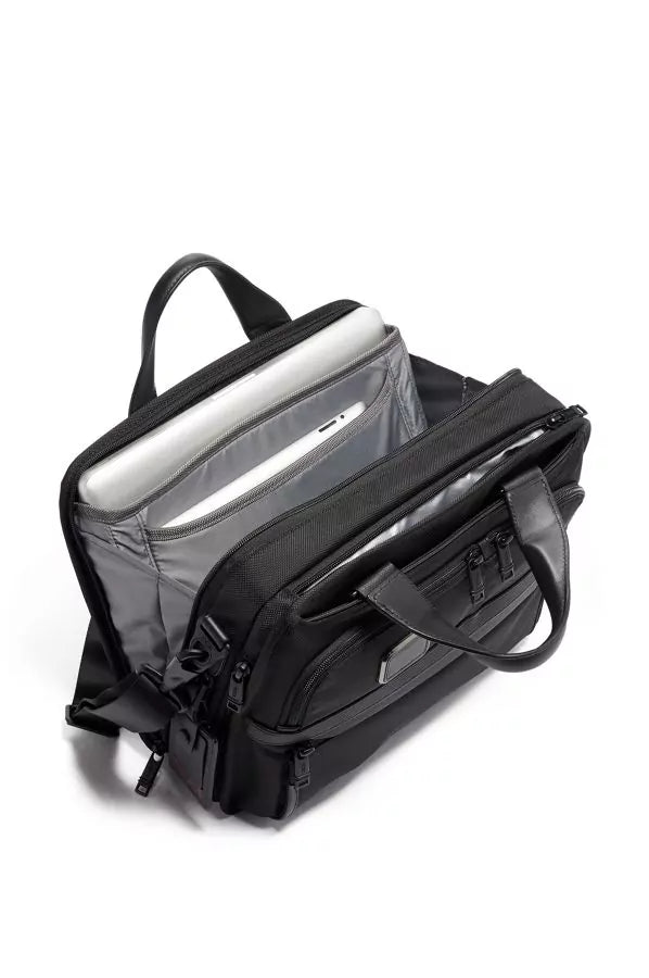 Alpha 3 - Small Screen Expandable Laptop Brief - Black