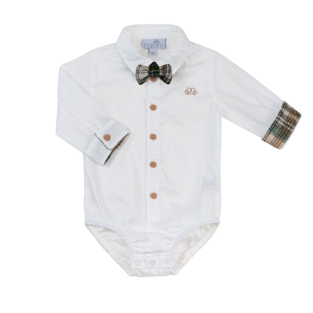 Bodyshirt Pierrot Bow - Offwhite