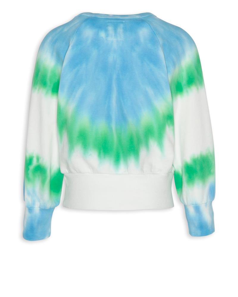 Aya Raglan Sweater Dip Dye - Offwhite