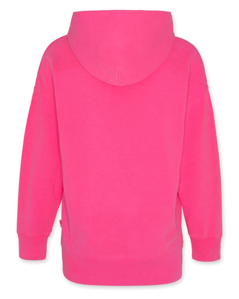 Baba Hoodie Sweater Logo - Fluo Pink