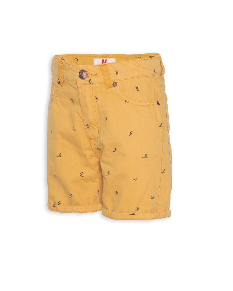 Mike Printed Shorts - Camel