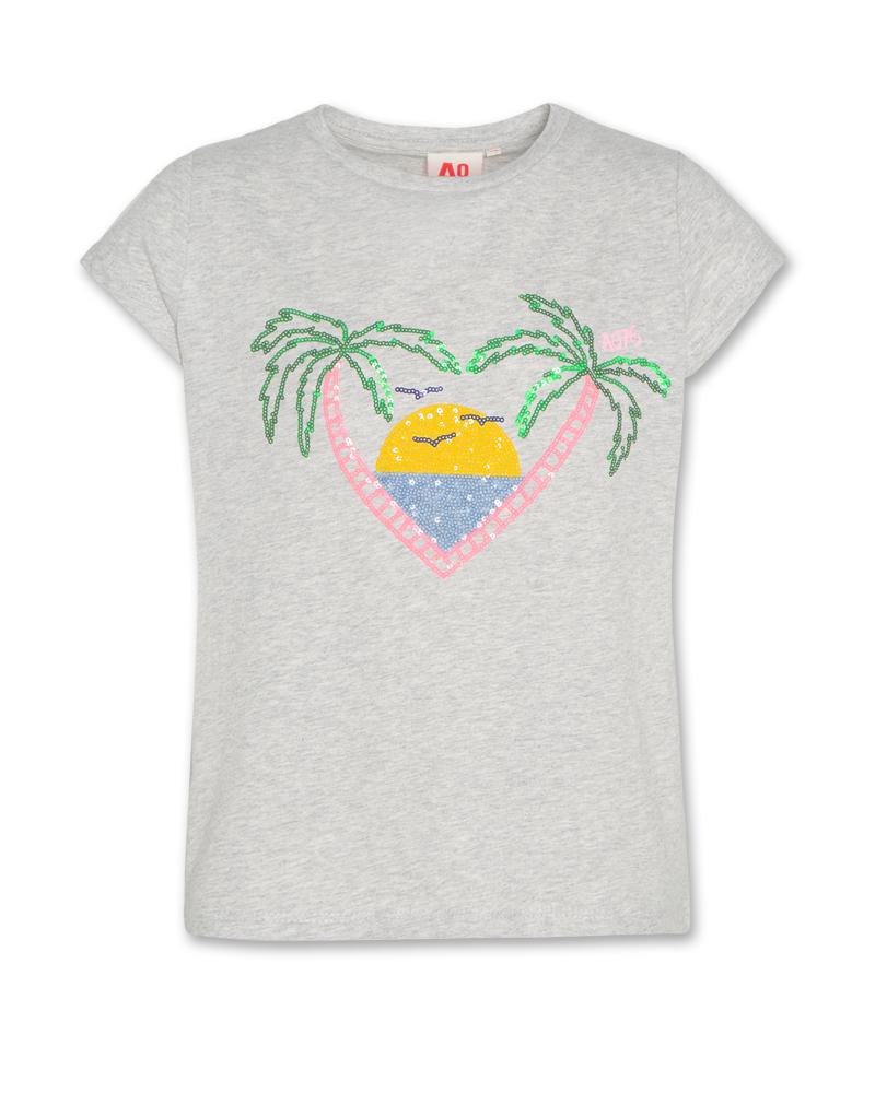 Amy T-Shirt Island    - Heather Grey