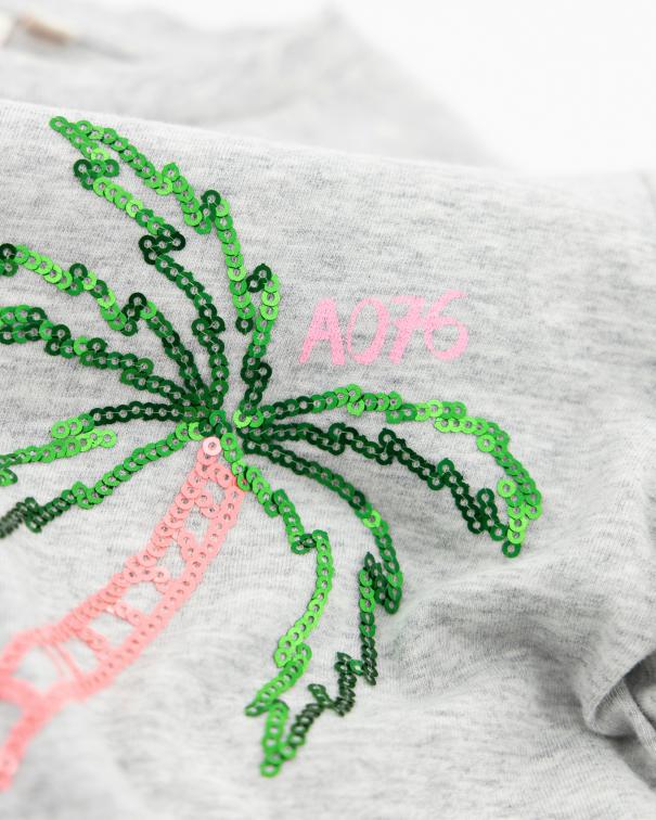 Amy T-Shirt Island    - Heather Grey
