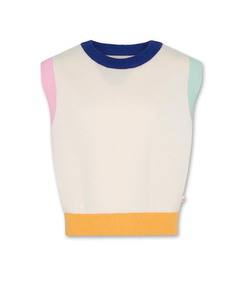 Di Sleeveless C-Neck - Multicolour
