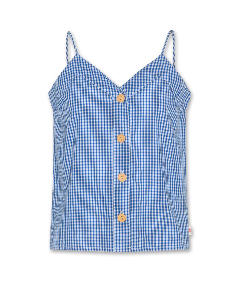 Anae Check Shirt - Bright Blue