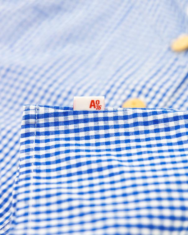 Anae Check Shirt - Bright Blue