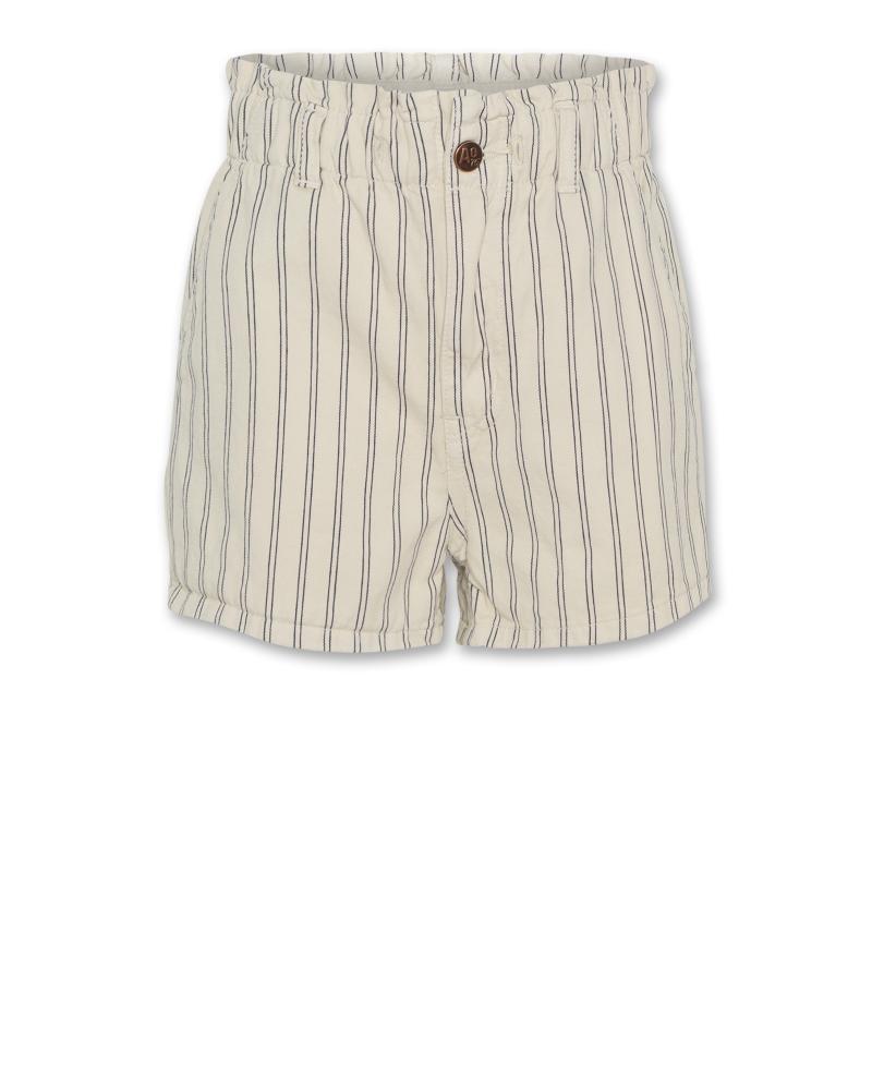 Alba Striped Shorts - Beige