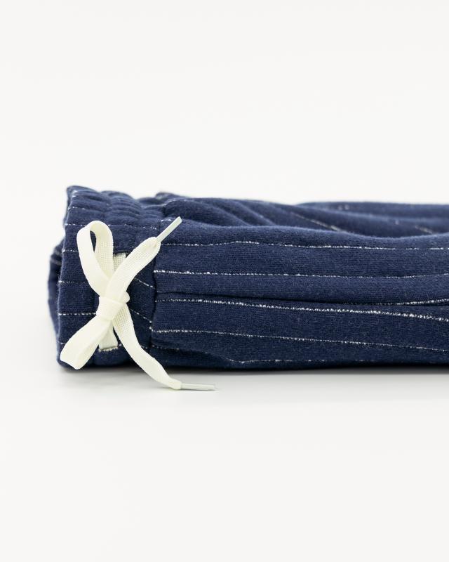 Elliot Striped Shorts - Ink Navy