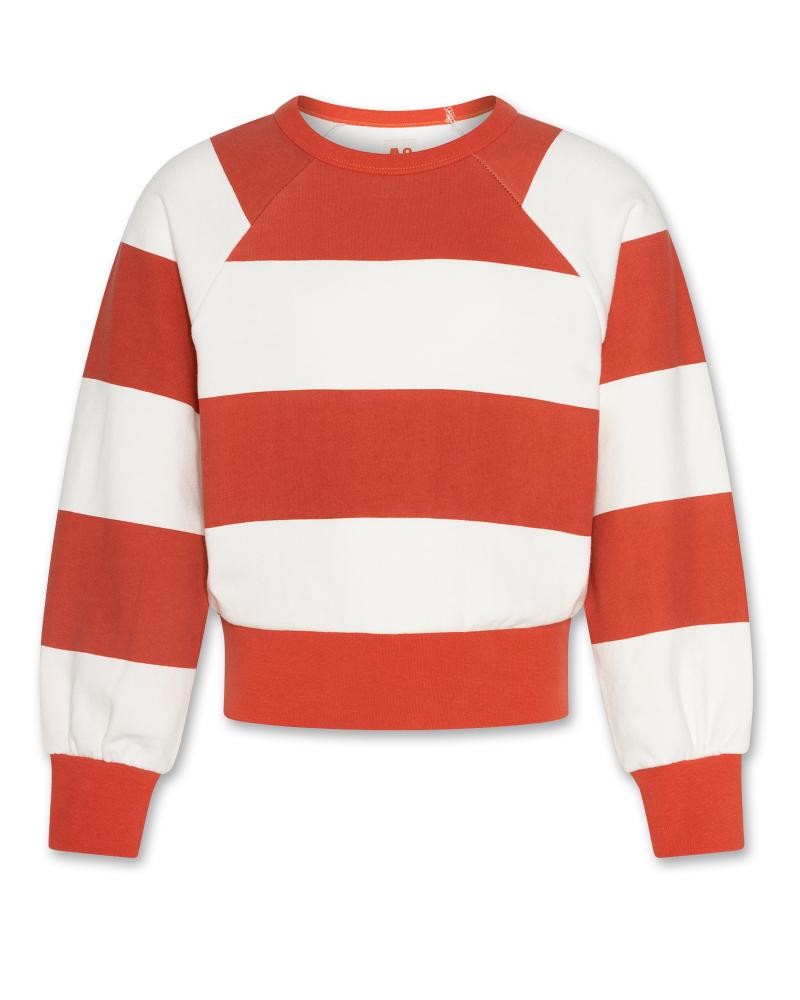 Aya Sweater Big Stripes - Red