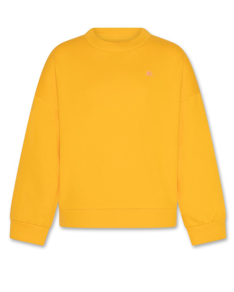 Violeta Sweater Logo - Sun Orange