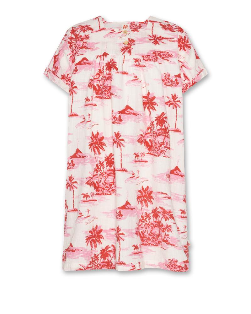 Fanta Hawaii Dress - Red