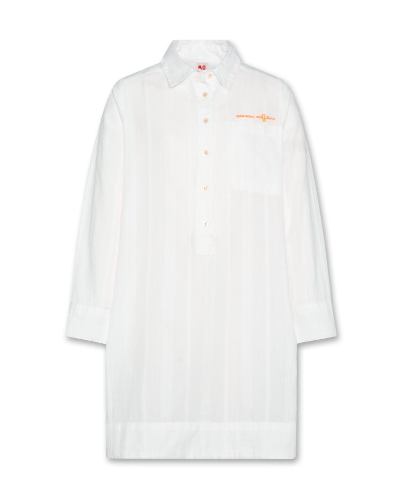 Hedy Dobby Dress - White