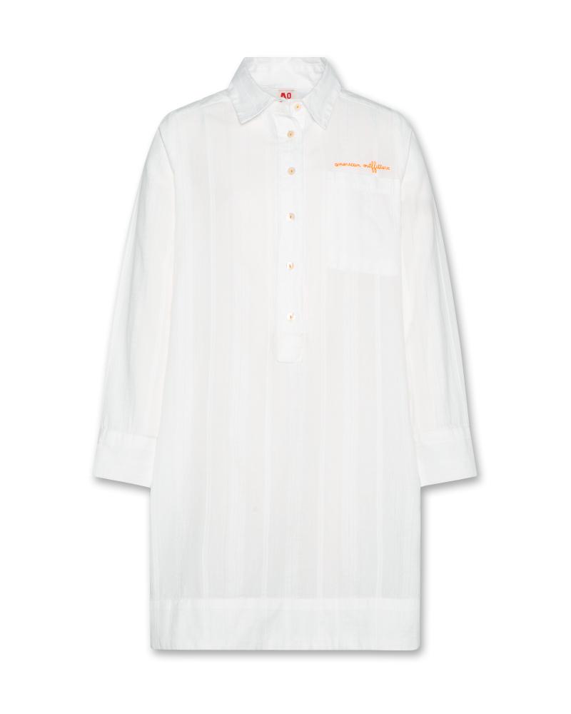 Hedy Dobby Dress - White