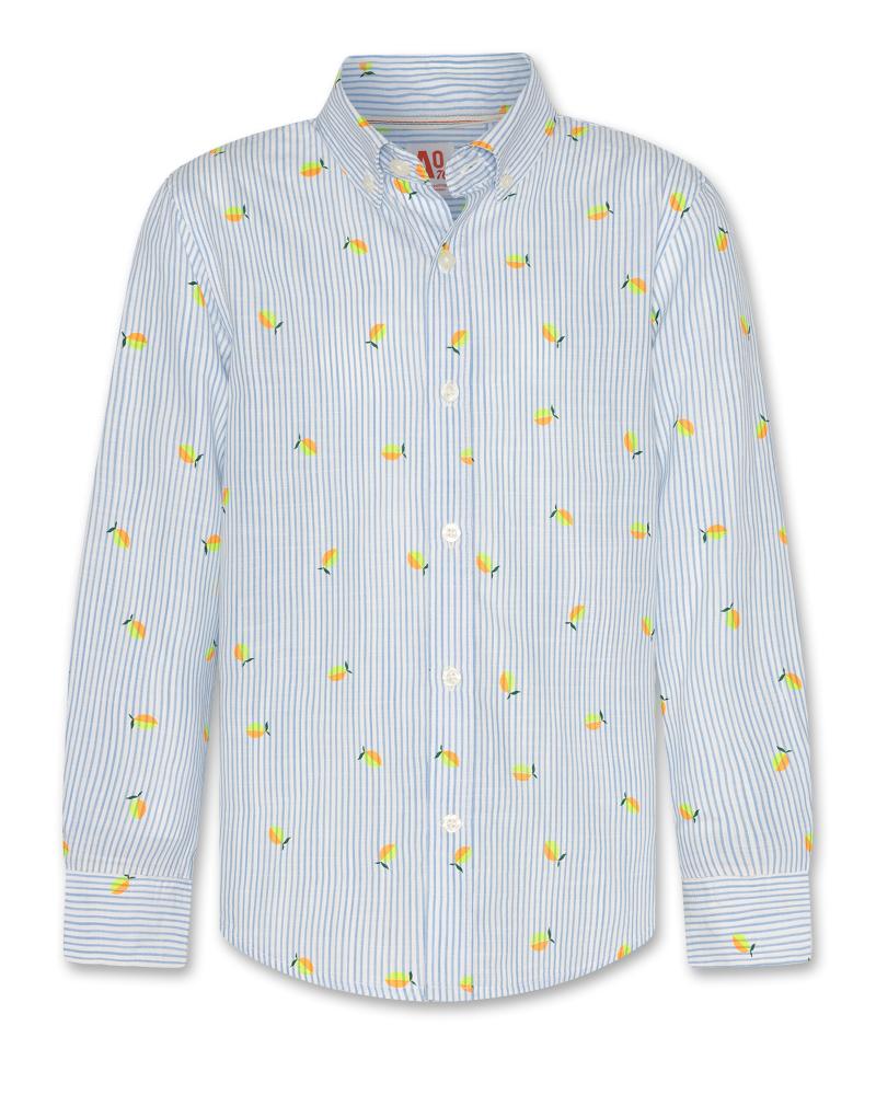 Axel Shirt Lemon Stripe - Blue