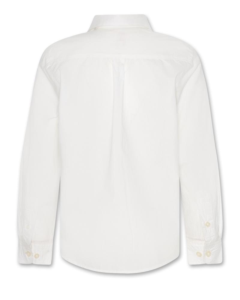 Alan Shirt Logo - White