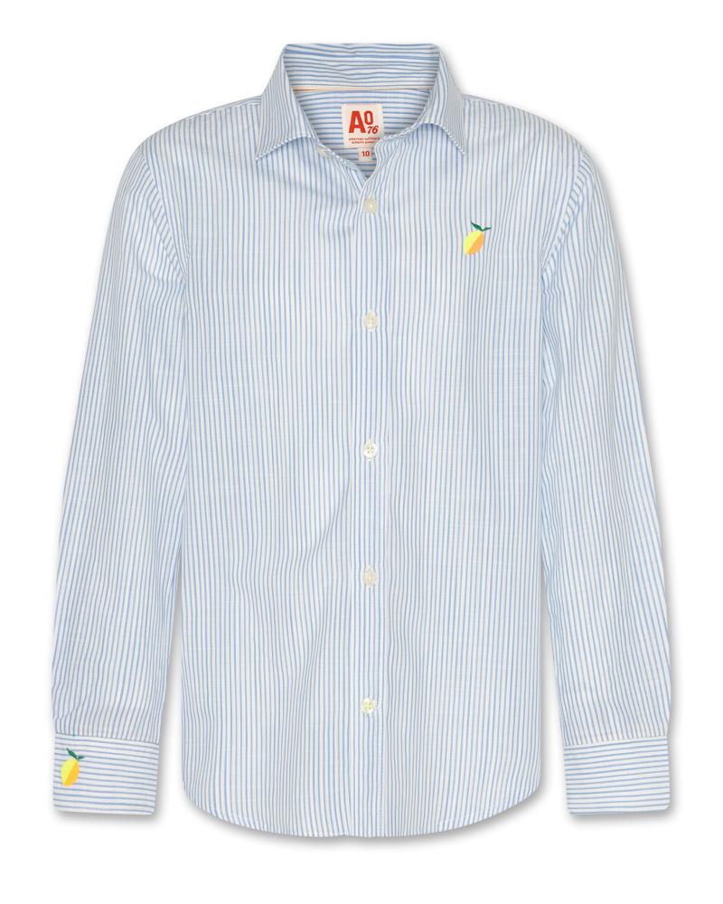 Alan Shirt Lemon - Blue