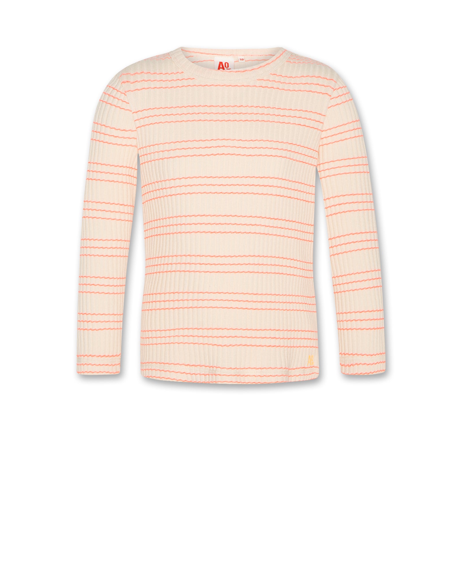 Ami T-Shirt Logo Stripe - Sahara