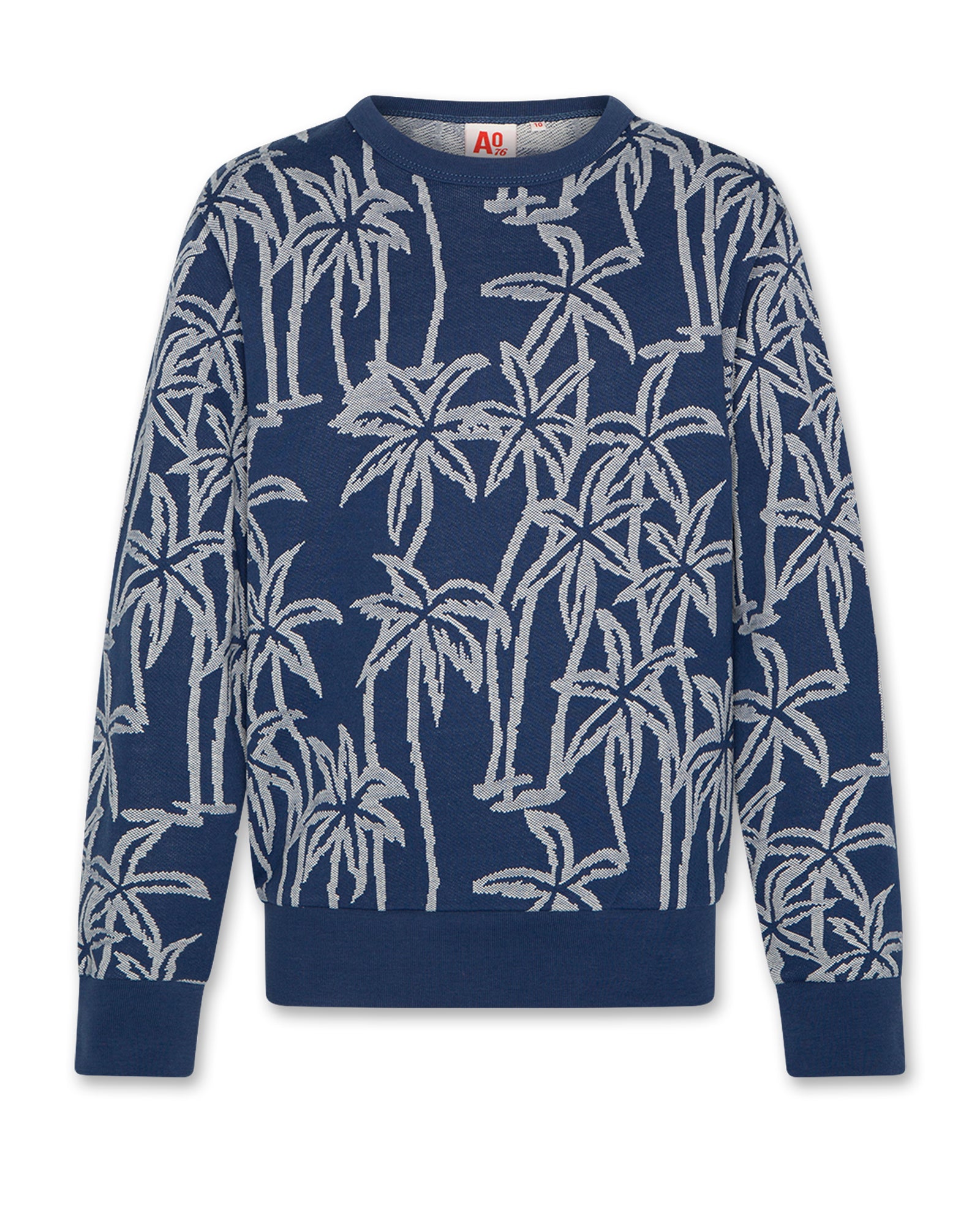 Tom Sweater Palm - Mid Blue
