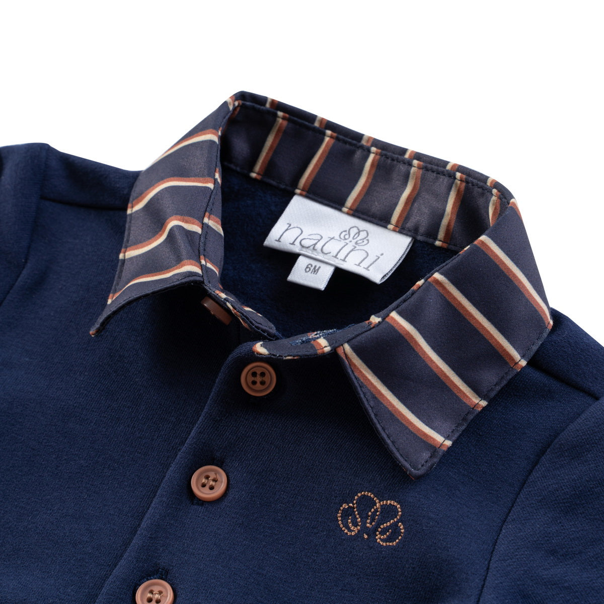 Polo Paul Stripes - Donkerblauw