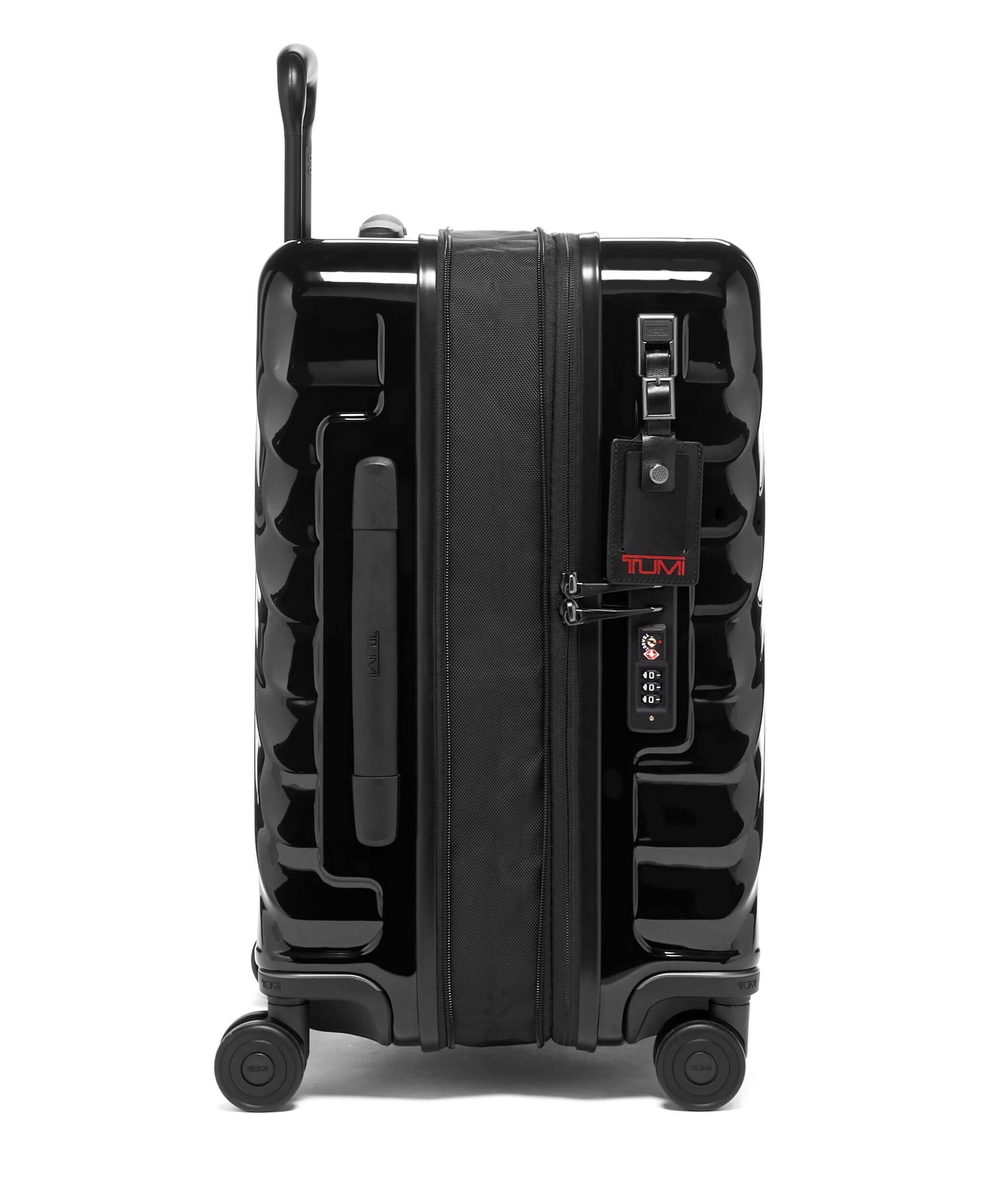 19 Degree - Continental Expandable 4 Wheeled Carry-On - Black