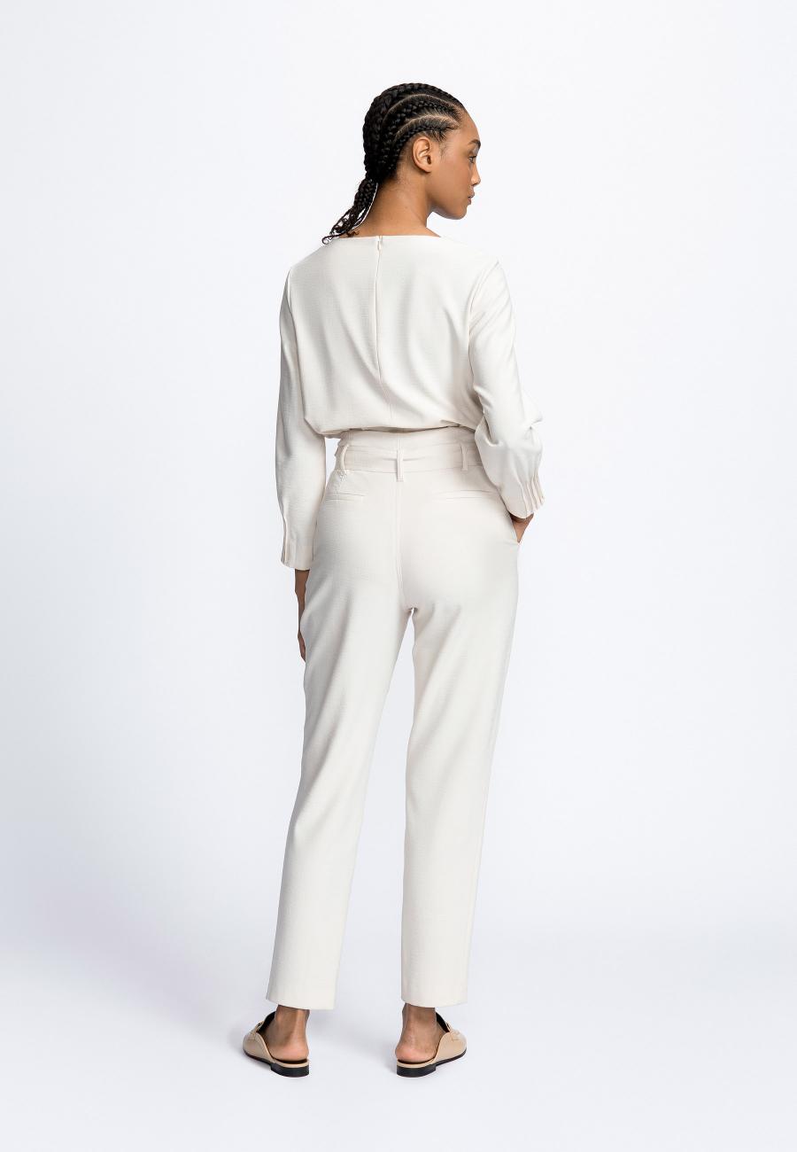 Pasqua - Pantalon - White Chal - W