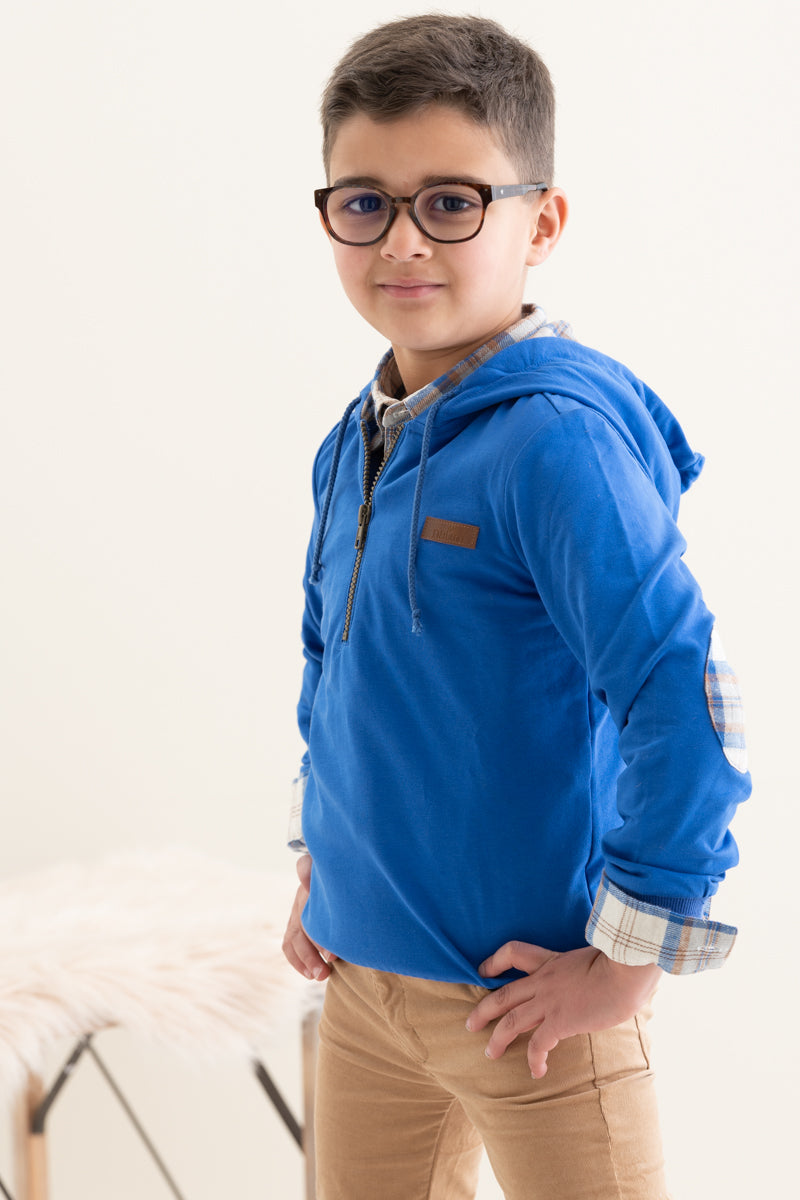 Hoodie Lucas - Azul Blauw