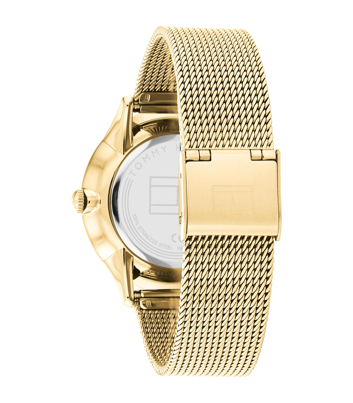 Tommy Hilfiger - Casual - Vrouw - Gouden Armband - Gouden Wijzerplaat - Gouden Kast