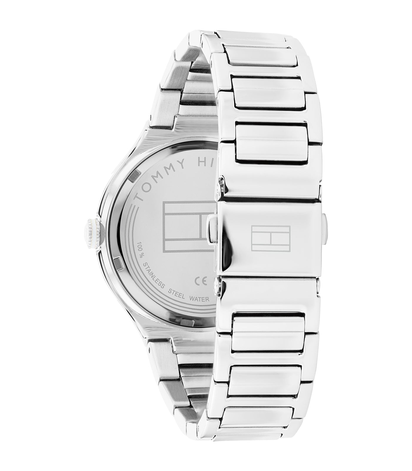 Tommy Hilfiger - Sport - Vrouw - Zilveren Armband - Blauwe Wijzerplaat - Zilveren Kast