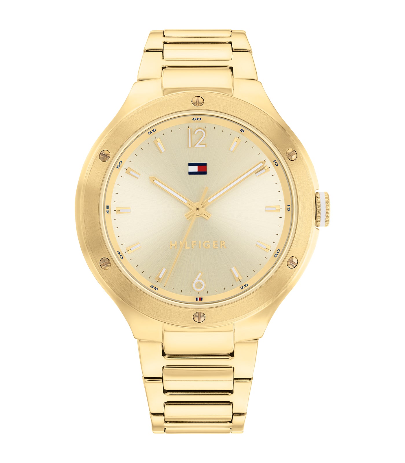 Tommy Hilfiger - Sport - Vrouw - Gouden Armband - Gouden Wijzerplaat - Gouden Kast