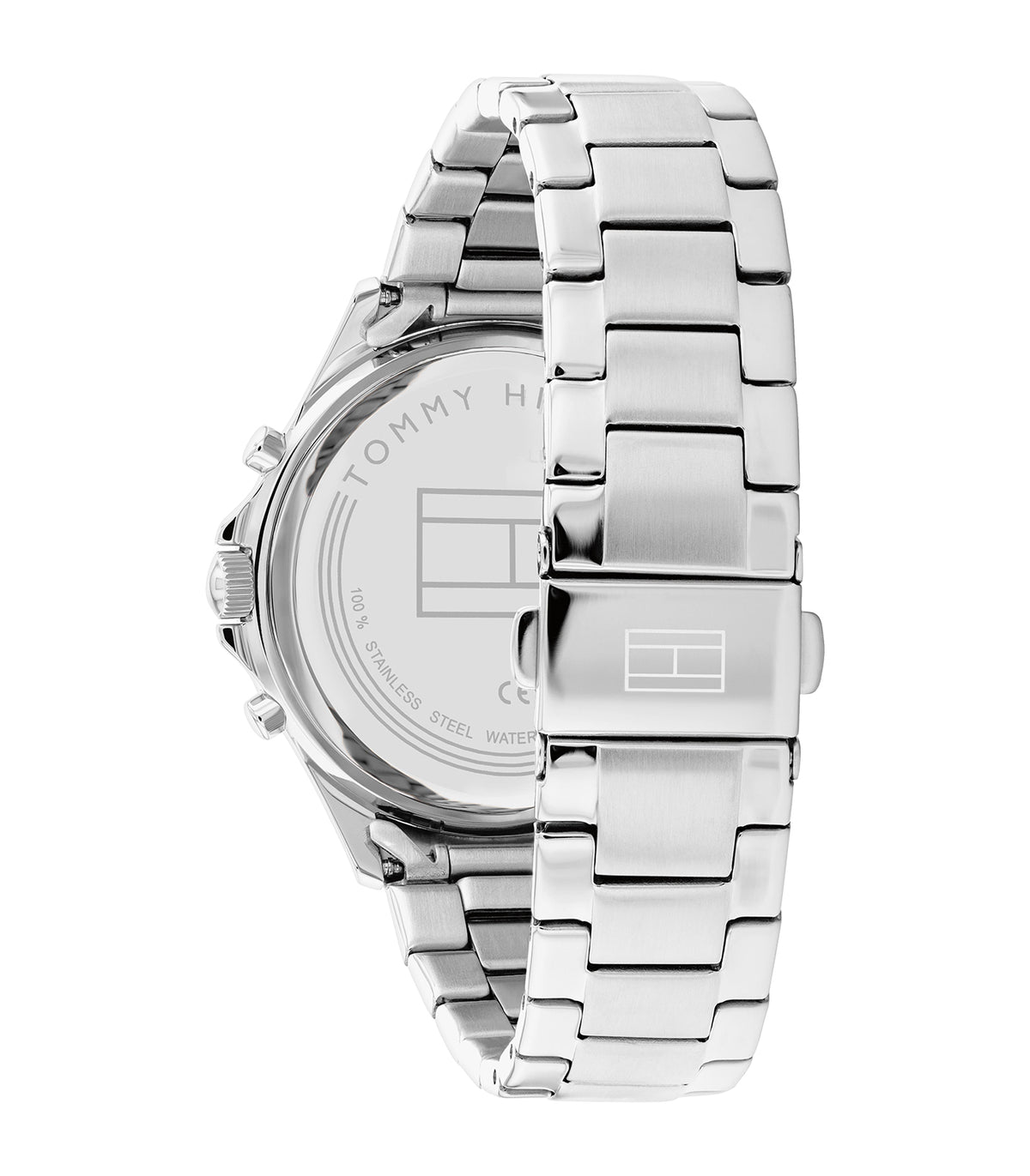 Tommy Hilfiger - Dress - Vrouw - Zilveren Armband - Roze Wijzerplaat - Roze Gouden Kast